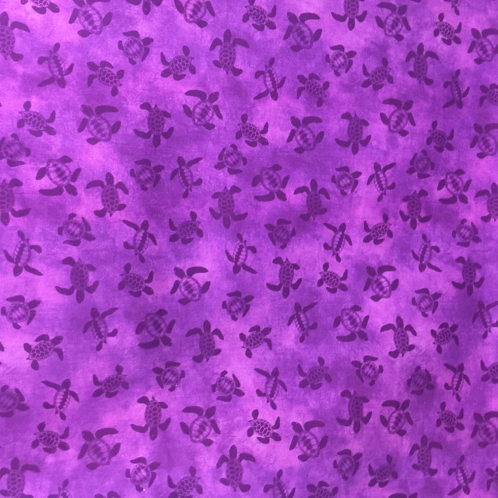 LAND SEA SKY TONALS PURPLE TURTLES CASSDC-5010-L53 | The Fabric Nook